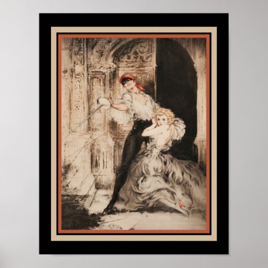 "Don Juan" 1928 Louis Icart Poster (Voorkant)