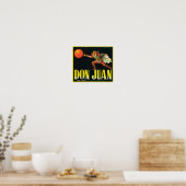 Don Juan Crate Label Poster (Keuken)