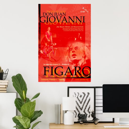 DON JUAN GIOVANNI & FIGARO POSTER (Thuiskantoor)