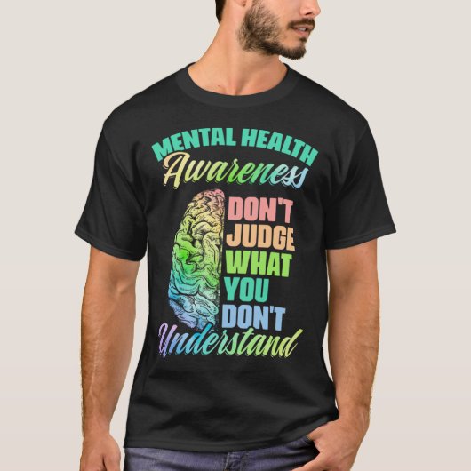 Don Judge Mental Illness Support Mental Health Awa T-shirt (Voorkant)