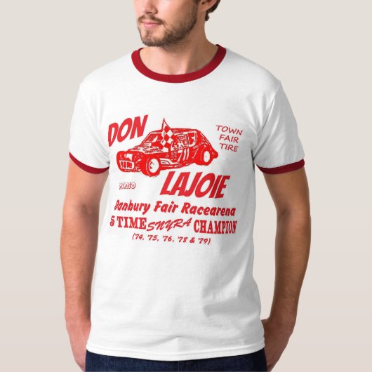 Don Lajoie Danbury Fair Racearena 2-Sided R&W T-shirt (Voorkant)