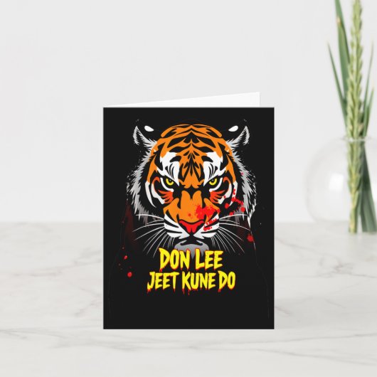 Don Lee Castillo Jeet Kune Do JKD Mixed Martial Ar Kaart (Voorkant)