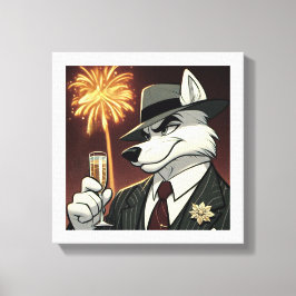 Don Lupo Canino "Nieuwjaar" Canvas Afdruk