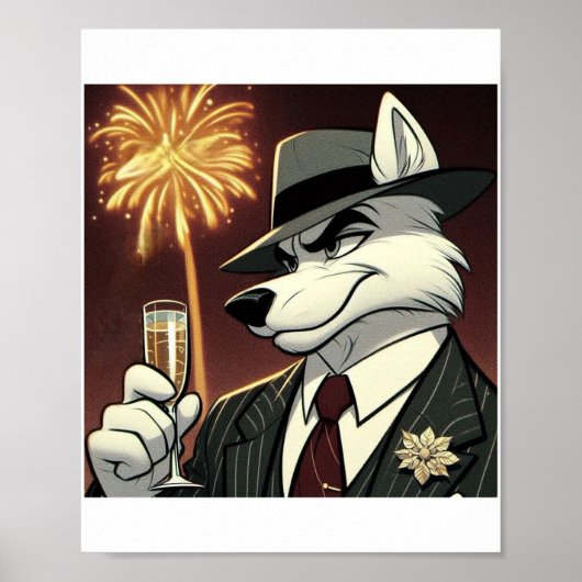Don Lupo Canino "Nieuwjaar" Poster (Voorkant)