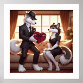 Don Lupo Canino "Valentijnen" Poster