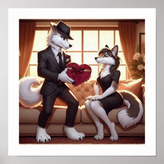 Don Lupo Canino "Valentijnen" Poster (Voorkant)