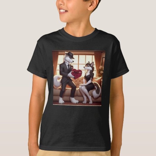 Don Lupo Canino "Valentijnen" T-shirt (Voorkant)