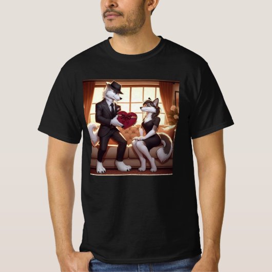 Don Lupo Canino "Valentines" T-shirt (Voorkant)
