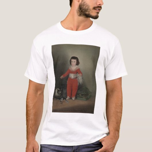 Don Manuel Osorio met katten, Goya T-shirt (Voorkant)