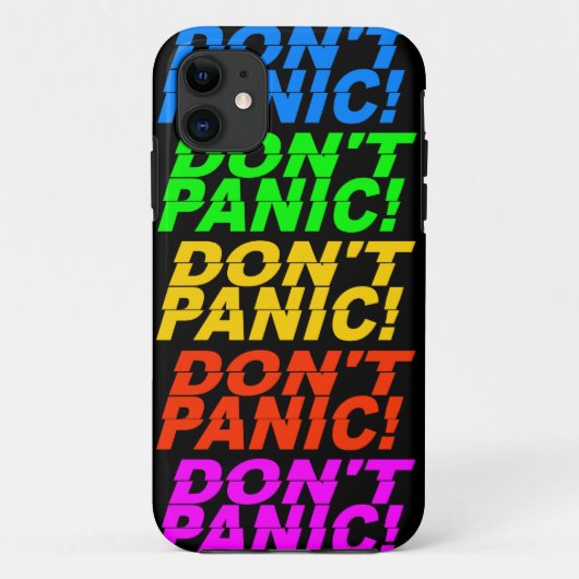 DON NIET PANIC! iPhone Case-Mate Case (Achterkant)