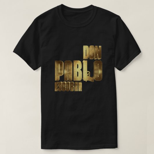 Don Pablo Escobar Mobster Gold Essential T-shirt (Design voorkant)