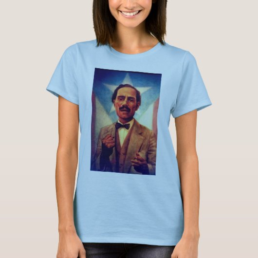 Don Pedro Albizu Campos El Maestro T-shirt (Voorkant)