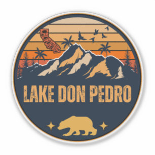 Don Pedro-meer, Californië Sticker