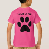 DON PRAAT NIET MET MIJ T-SHIRT (Achterkant)