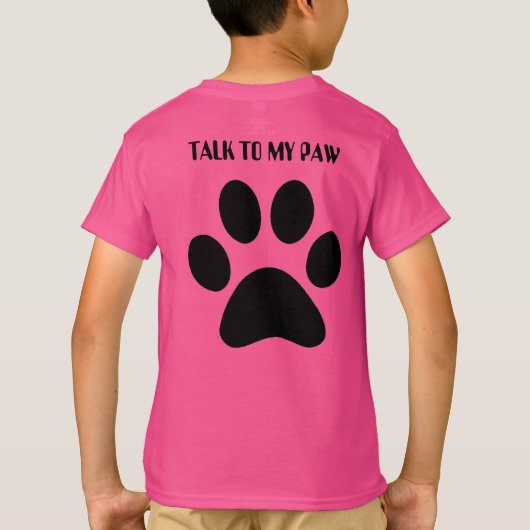 DON PRAAT NIET MET MIJ T-SHIRT (Achterkant)