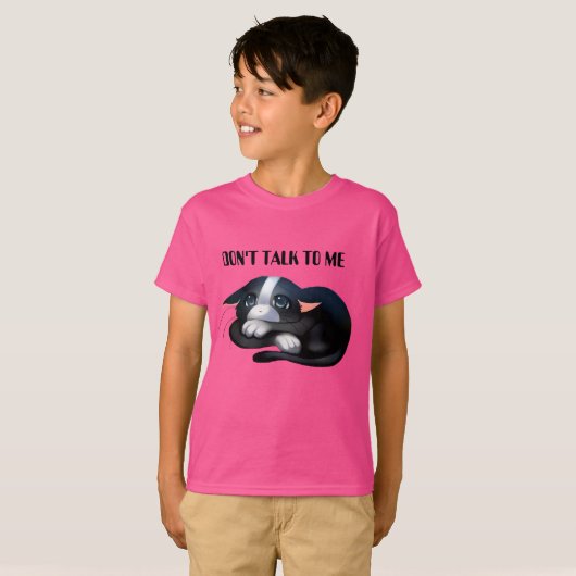 DON PRAAT NIET MET MIJ T-SHIRT (Voorkant volledig)