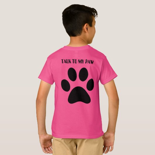 DON PRAAT NIET MET MIJ T-SHIRT (Achterkant volledig)