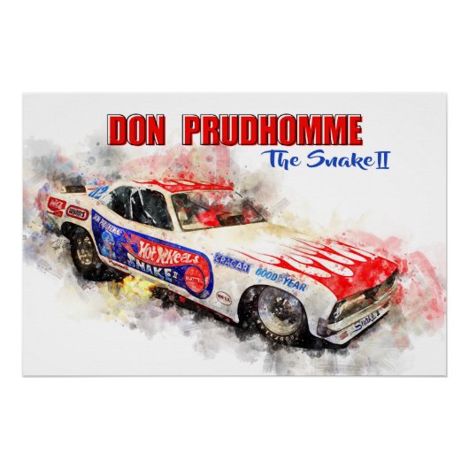 Don Prudhomme The Snake 2 Perfect Poster (Voorkant)