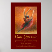 Don Quichot Ballet Art Poster (Voorkant)