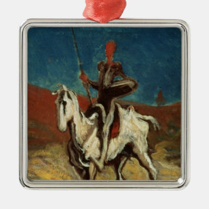 Don Quichot, c.1865-1870 Metalen Ornament