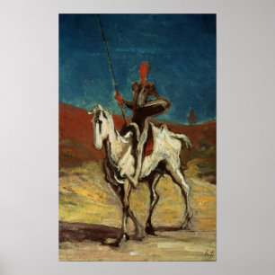 Don Quichot, c.1865-1870 Poster