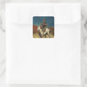 Don Quichot, c.1865-1870 Vierkante Sticker (Tas)