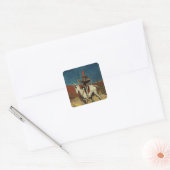 Don Quichot, c.1865-1870 Vierkante Sticker (Envelop)