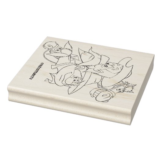 Don Quichot en Friends Rubberstempel (Stempel)