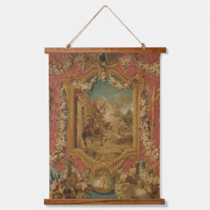 Don Quichot geleid door Dwaasheid, 18e-eeuwse wand Hangend Wandkleed