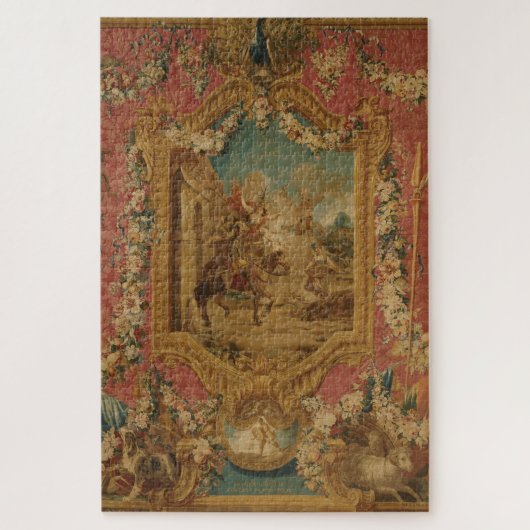 Don Quichot geleid door Dwaasheid, 18e-eeuwse wand Legpuzzel (Verticaal)