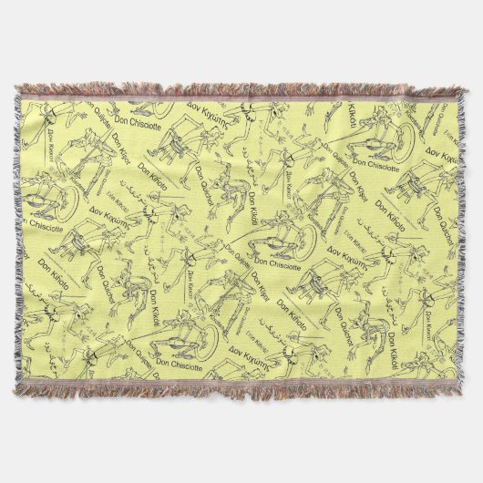 Don Quichot in vertaling door @QUIXOTEdotTV Deken (Voorkant)