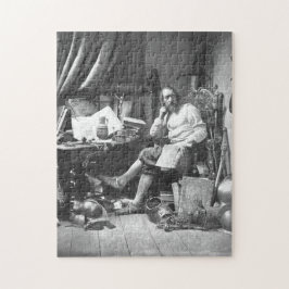 Don Quichot in zijn studie Legpuzzel