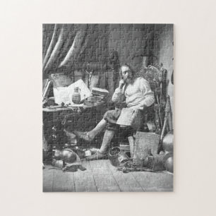 Don Quichot in zijn studie Legpuzzel