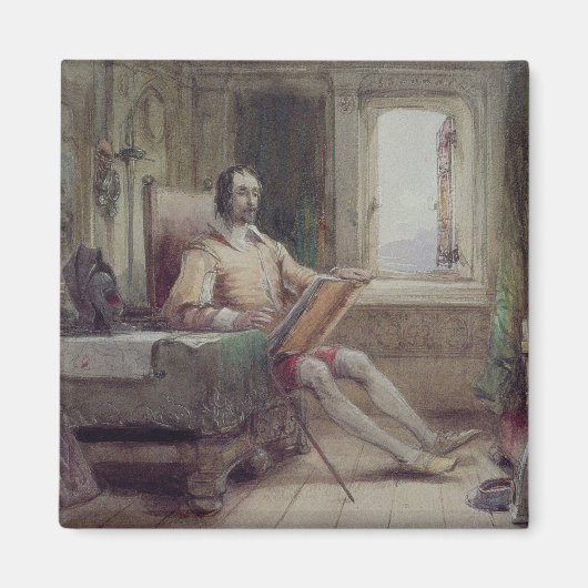 Don Quichot in zijn studie Magneet (Voorkant)