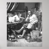 Don Quichot in zijn studie Poster (Voorkant)