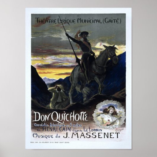Don Quichot Poster (Voorkant)