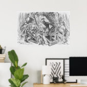 Don Quichot vecht tegen poppen Poster (Thuiskantoor)