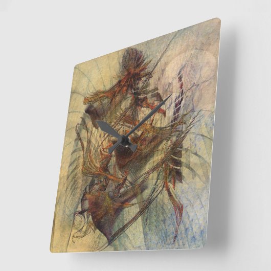 Don Quichot - Wandklok (Hoek)