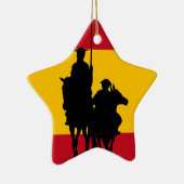 Don Quichote 2 Keramisch Ornament (Rechts)