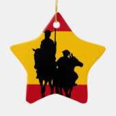 Don Quichote 2 Keramisch Ornament (Voorkant)