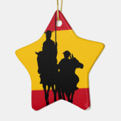 Don Quichote 2 Keramisch Ornament (Links)