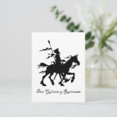 Don Quichote doet opnieuw Briefkaart (Staand voorkant)