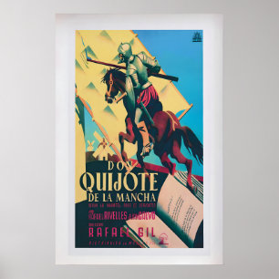 Don Quijote de la Mancha Film Poster Antiek