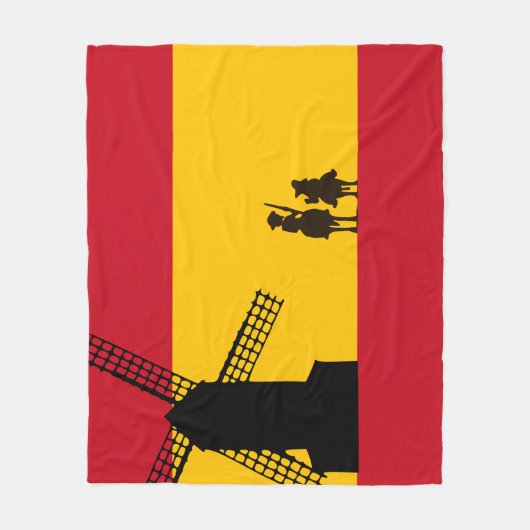 Don Quijote / Don Quixote Fleece Deken (Voorkant)