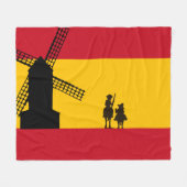 Don Quijote / Don Quixote Fleece Deken (Voorkant (Horizontaal))