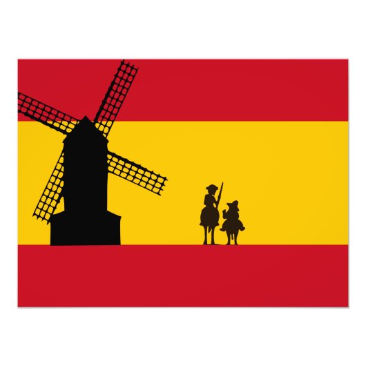 Don Quijote / Don Quixote Foto Afdruk (Voorkant)