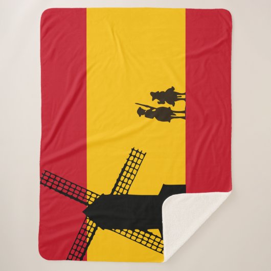 Don Quijote / Don Quixote Sherpa Deken (Voorkant)