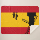 Don Quijote / Don Quixote Sherpa Deken (Voorkant (horizontaal))