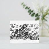 Don Quijote door José Guadalupe Posada Briefkaart (Staand voorkant)