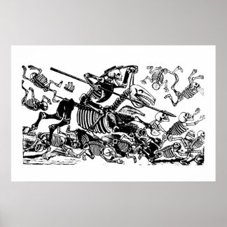 Don Quijote door José Guadalupe Posada Poster